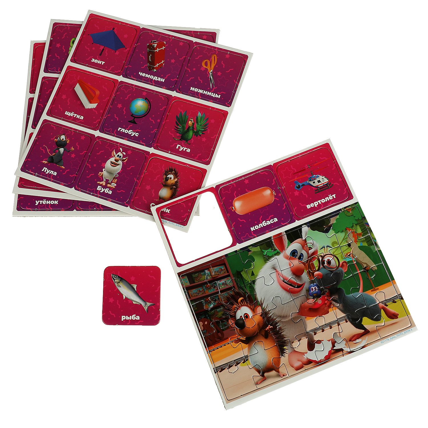 Настольная игра Умные игры Буба Азбука и счёт - фото 5