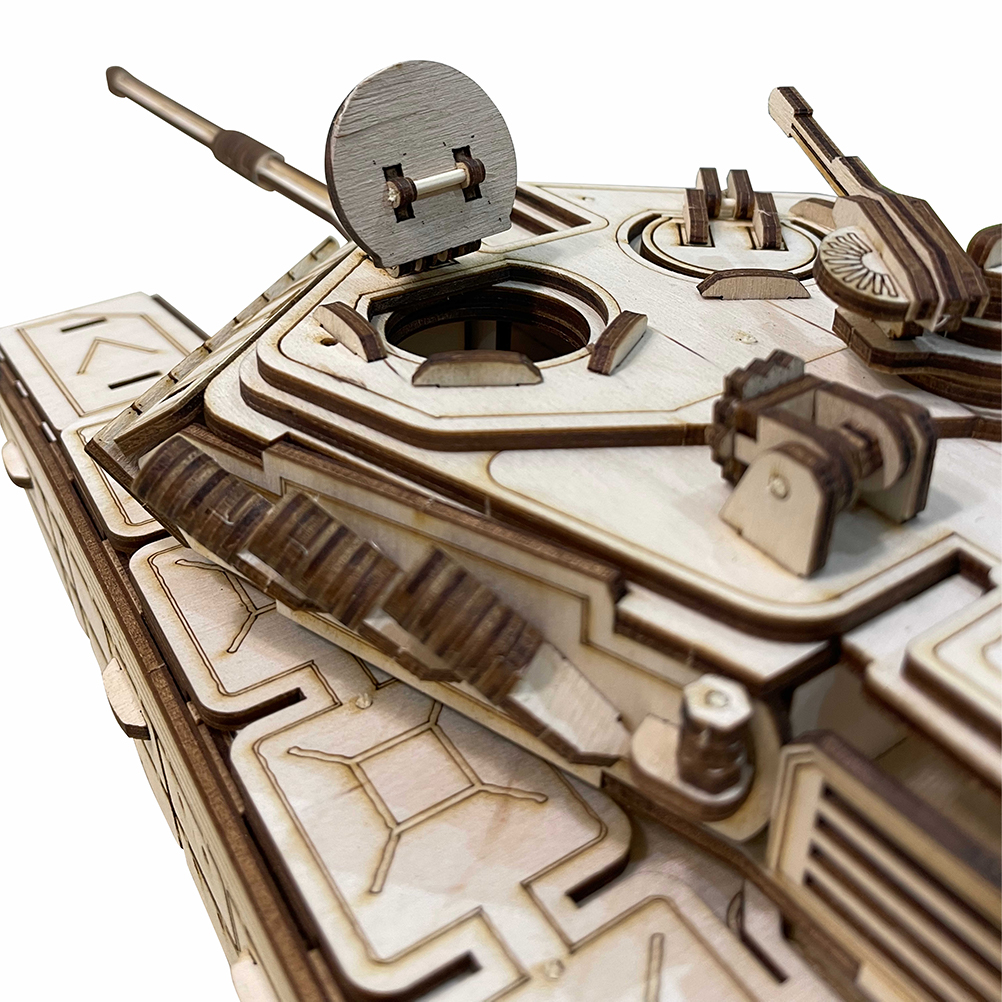 Конструктор ViromToys Сборная модель Танк деревянный - фото 5