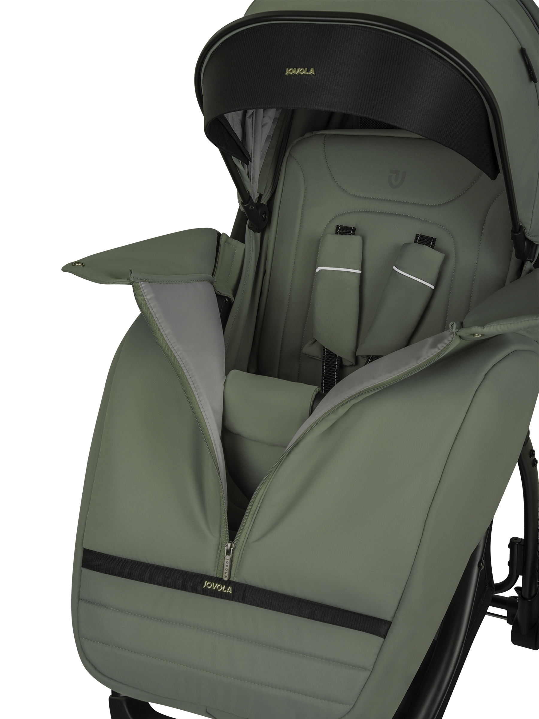 Коляска прогулочная JOVOLA Selena SL, зеленый - фото 19
