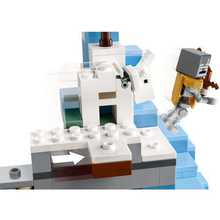Конструктор LEGO Minecraft Ледяные вершины блочный