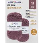 Пряжа для вязания Astra Premium Шерсть яка 100 г 120 м 2 шт