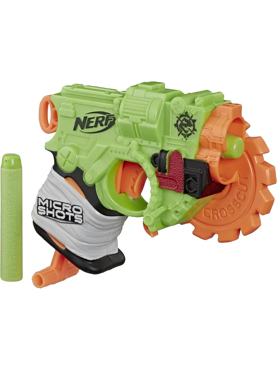 Бластер Nerf MicroShots Zombie Crosscut - фото 1