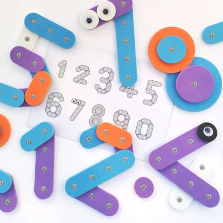 Конструктор DINNO KIDS мягкий 166 дет.