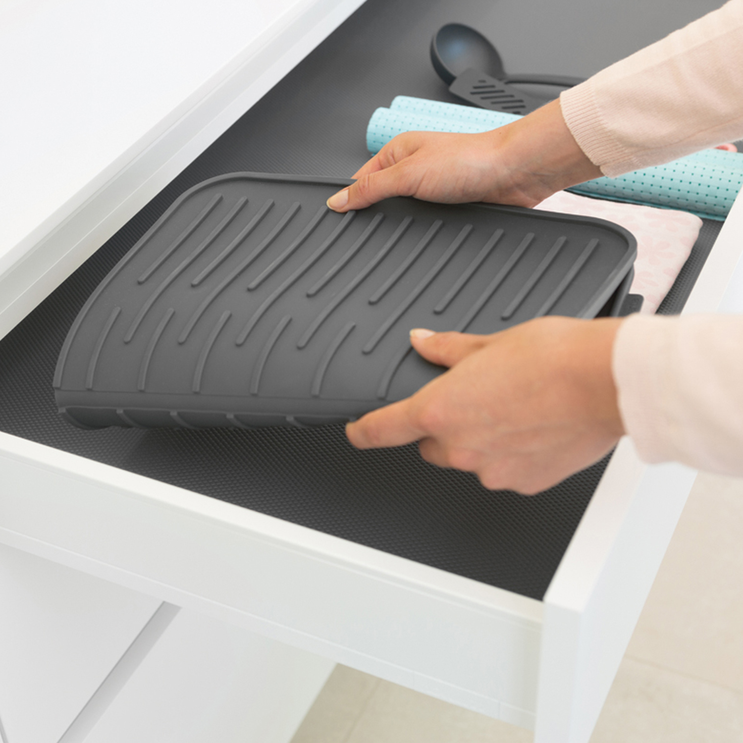 Коврик для сушки посуды Brabantia Sink Side силиконовый - фото 4
