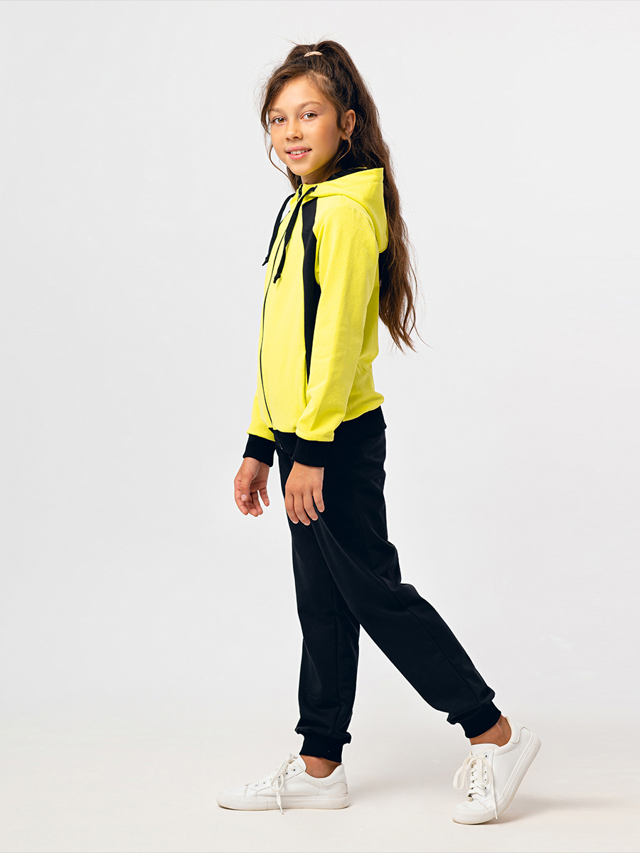 Спортивный костюм RODOS М-258/темно-синий_желтый - фото 3