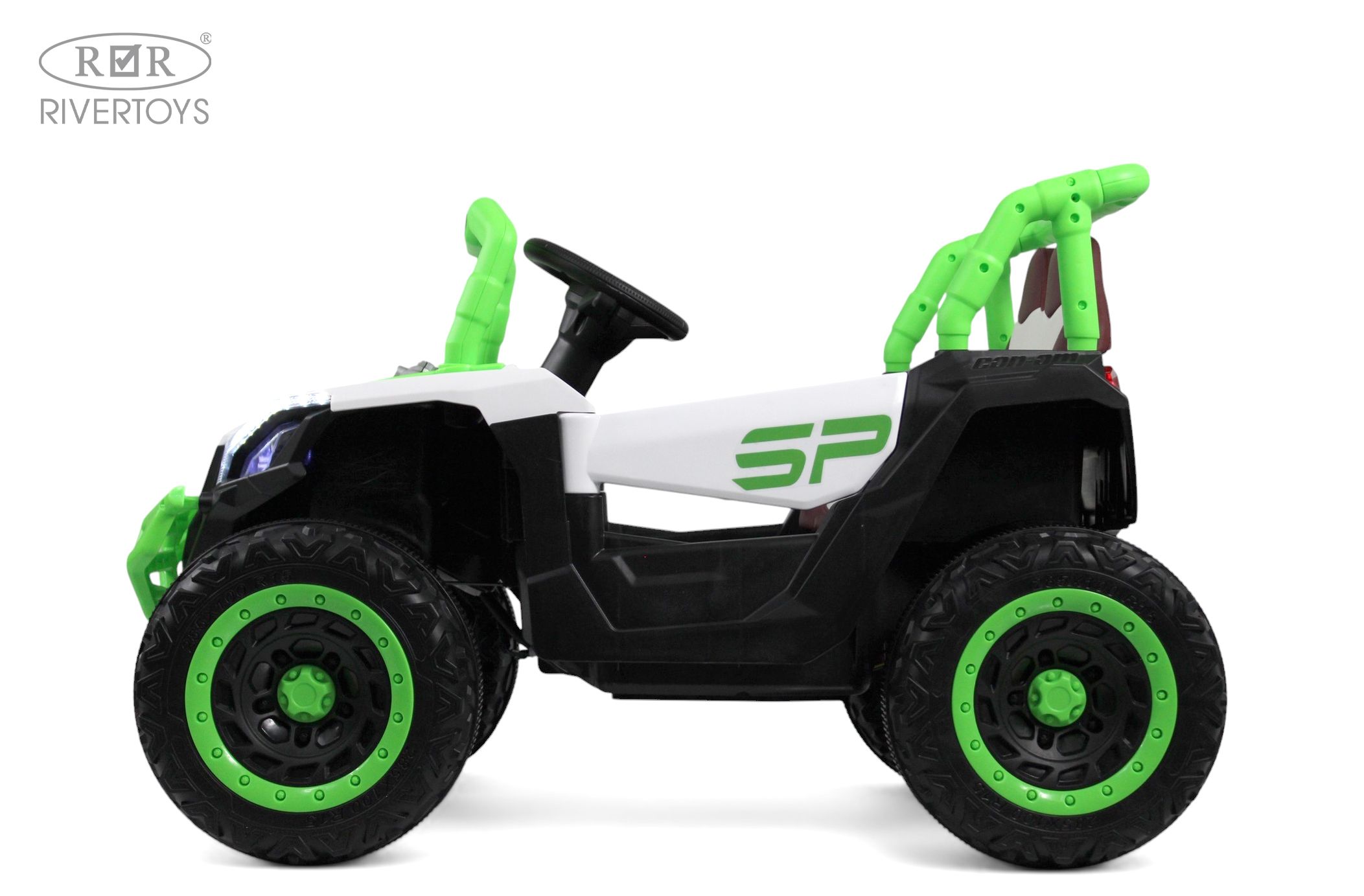 Электромобиль RIVERTOYS М303БХ-GREEN С пультом ДУ - фото 11