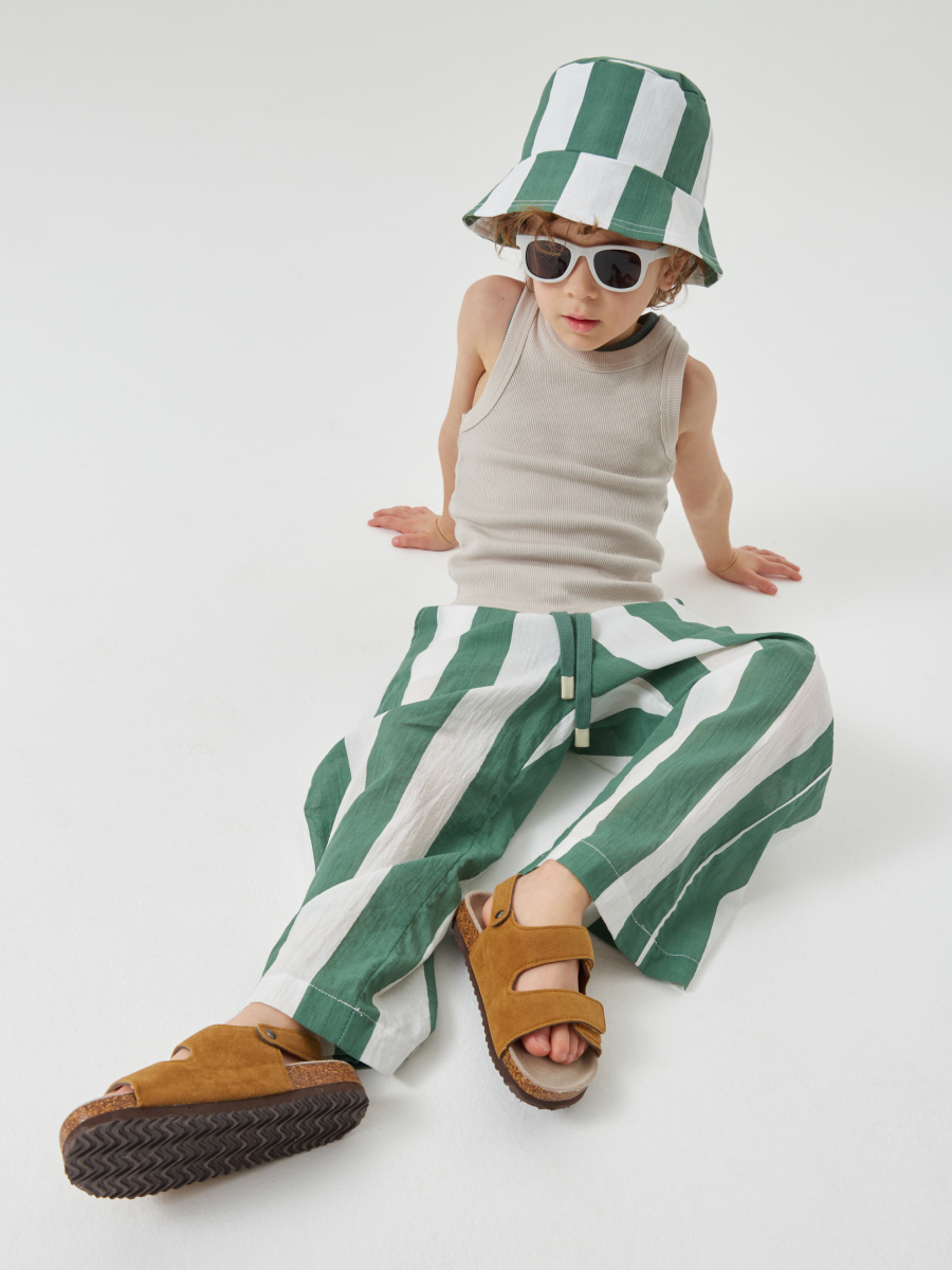 Брюки Happy Baby 88190_green-stripe - фото 12
