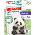 Трусики Huggies Naturemade Panda XL (12-17кг) 36 шт.