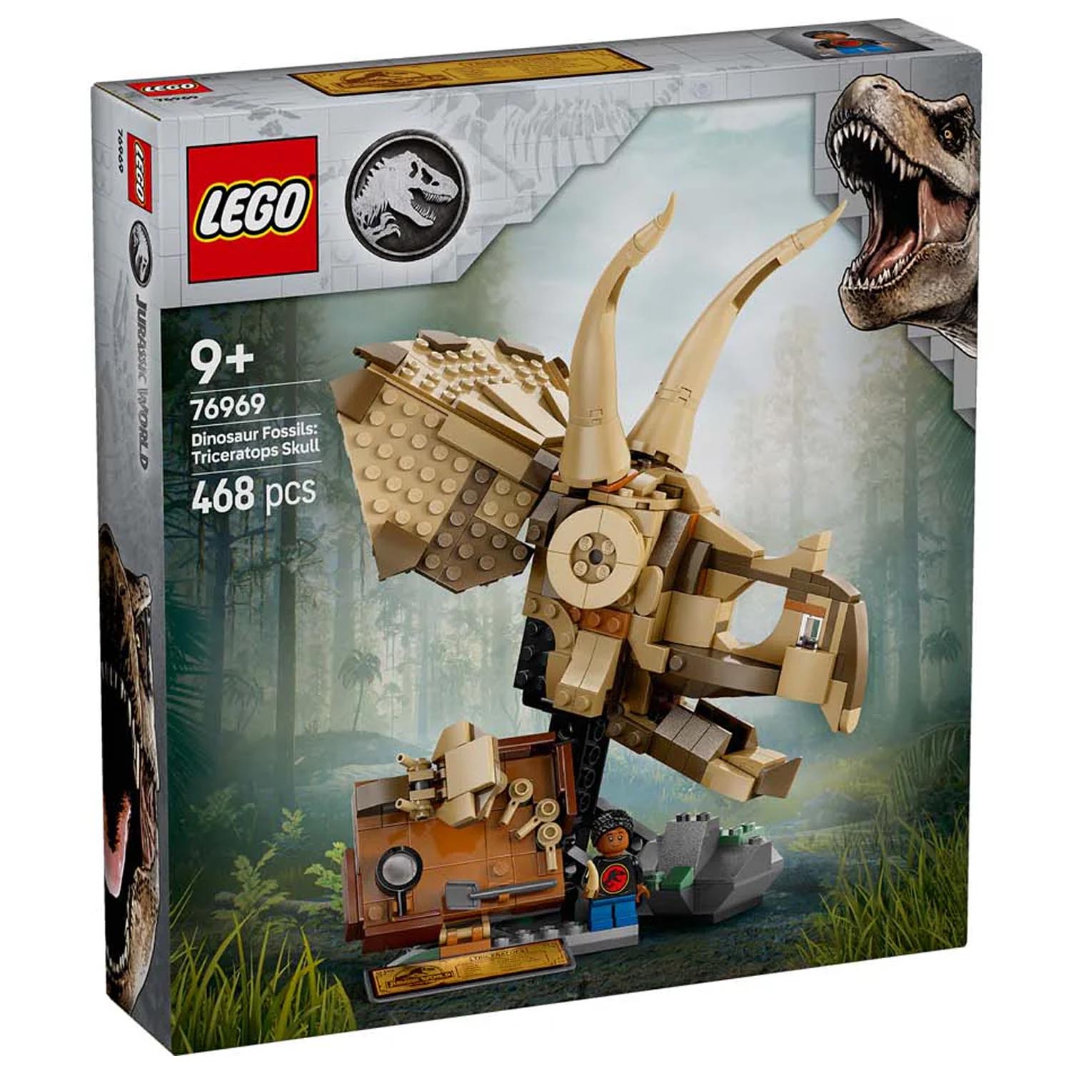 Конструктор LEGO Jurassic World Окаменелости динозавров 468 дет. - фото 8