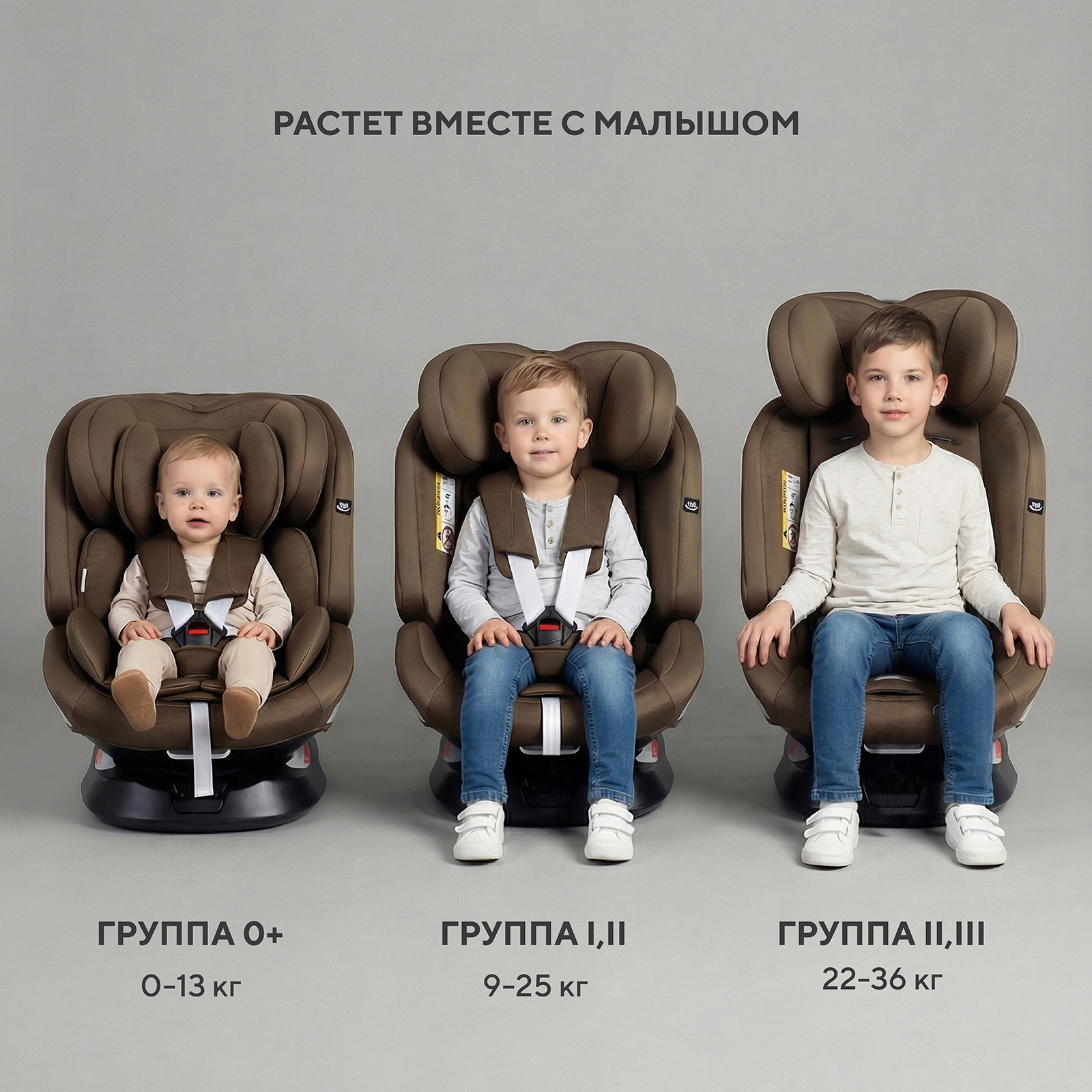 Автокресло Rant Nitro new isofix Isofix 0+/1/2/3 (0-36 кг) бежевый - фото 10