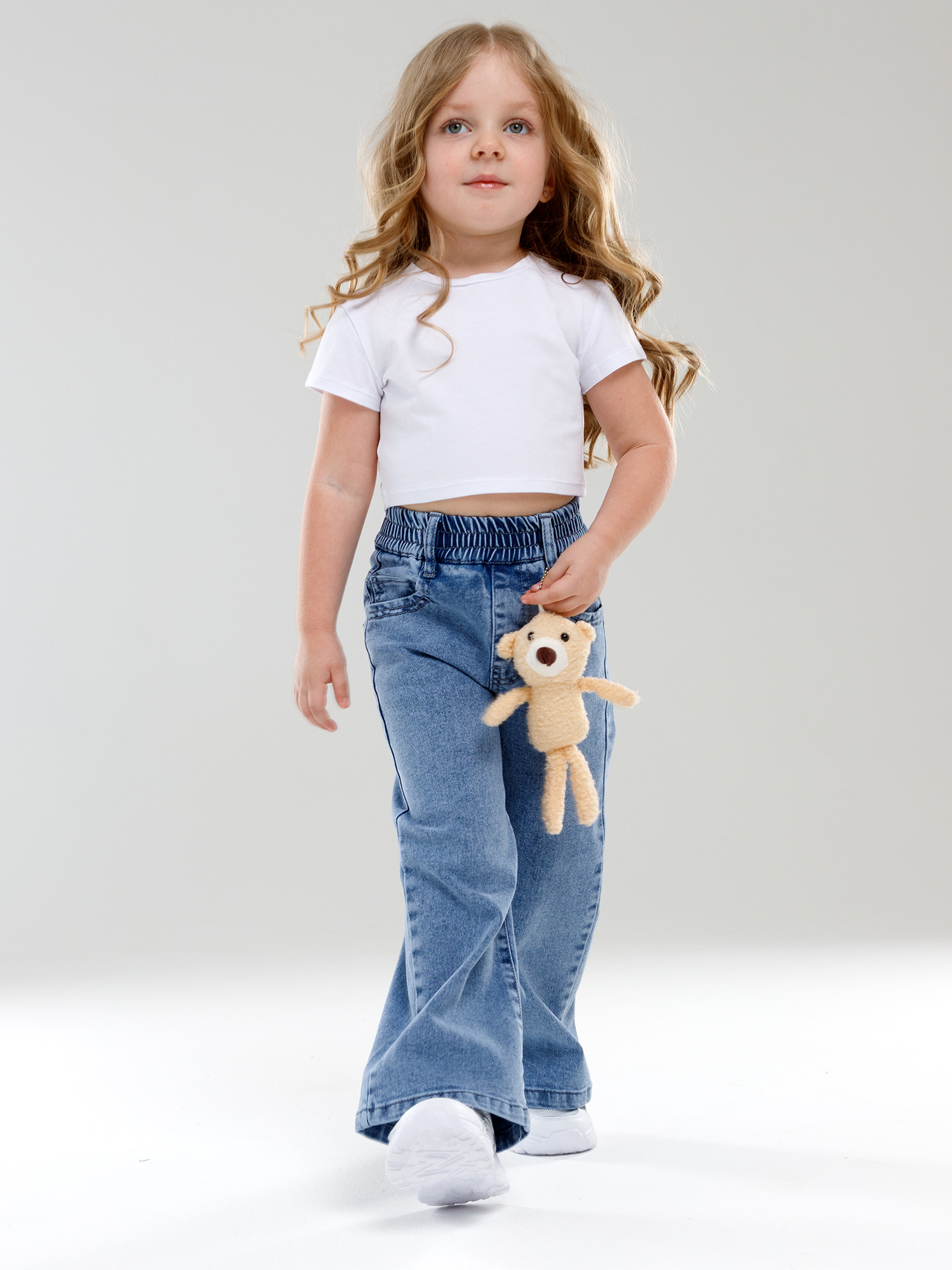 Джинсы-трубы СИНИЙ МИР WD8762-G63 - фото 12