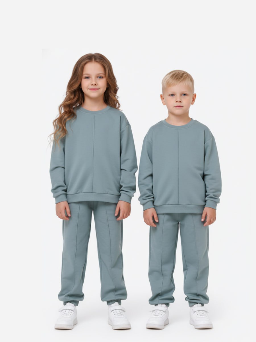 Костюм спортивный VEDDI 2260/6041фп-2024-полынь - фото 3