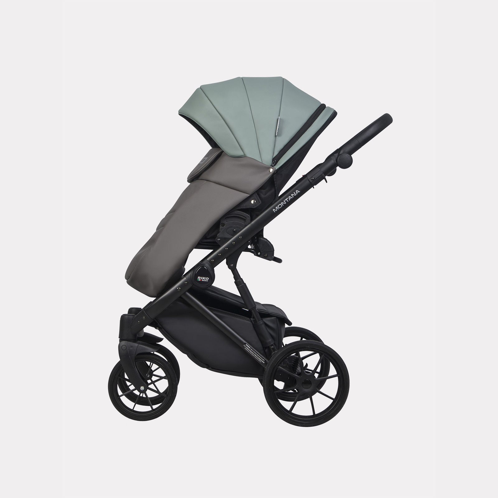 Коляска 3в1 Riko Basic Montana Ecco зеленый - фото 10