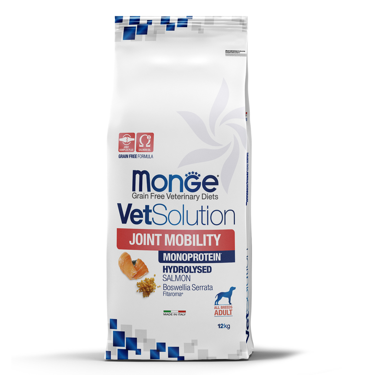 Корм для собак и щенков диетический MONGE VetSolution Dog Joint Mobility Джоинт Мобилити при заболеваниях суставов 12кг - фото 5