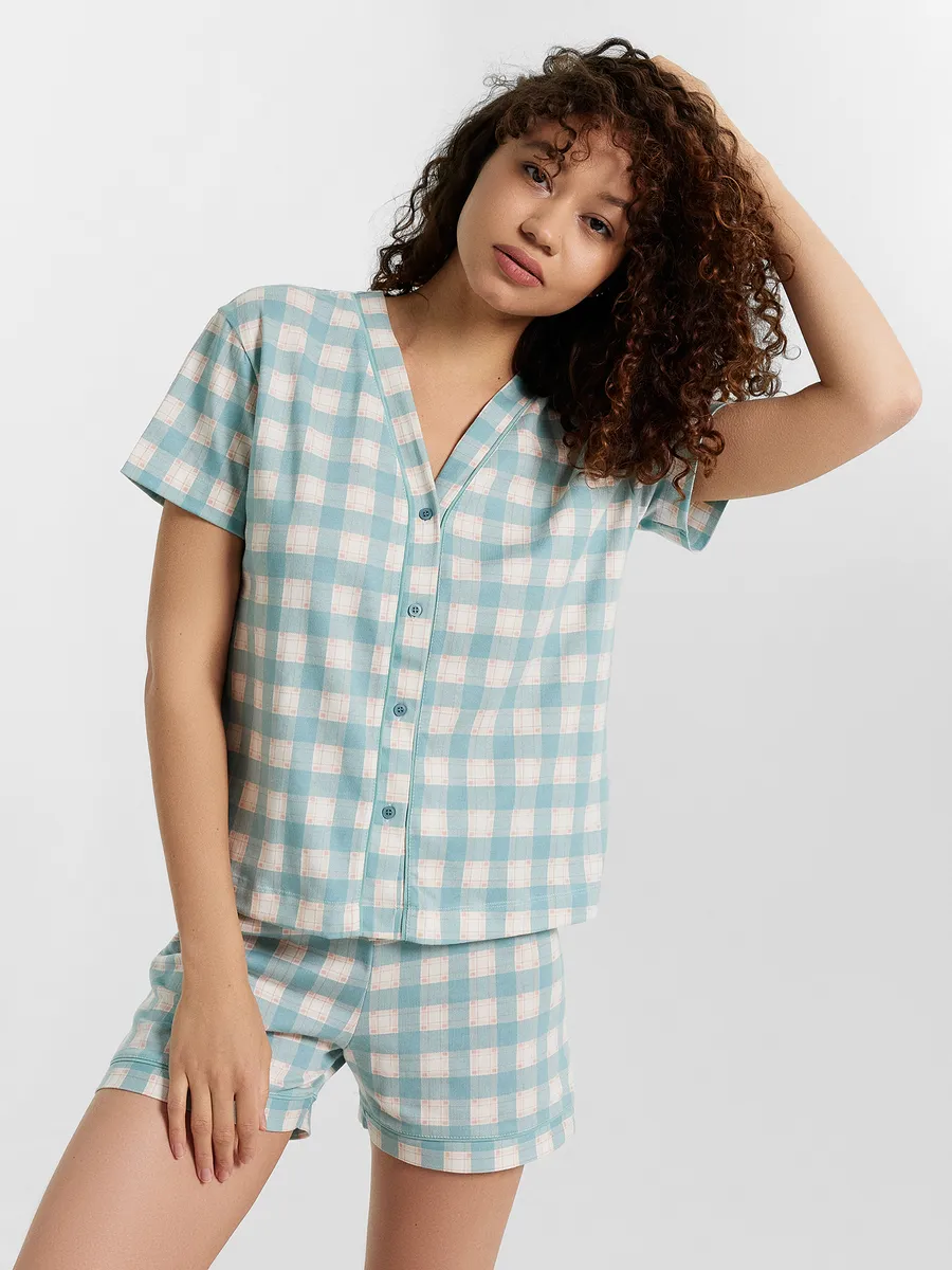 Пижама Mark Formelle (Марк Формэль) 592348/зеленая клетка - фото 7
