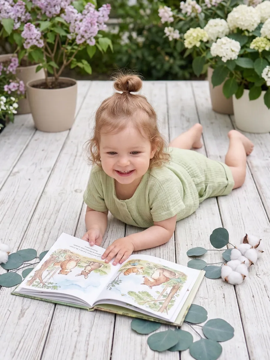 Рубашка и шорты Супер Пупс кост/мус/рубшорты/лайм - фото 14