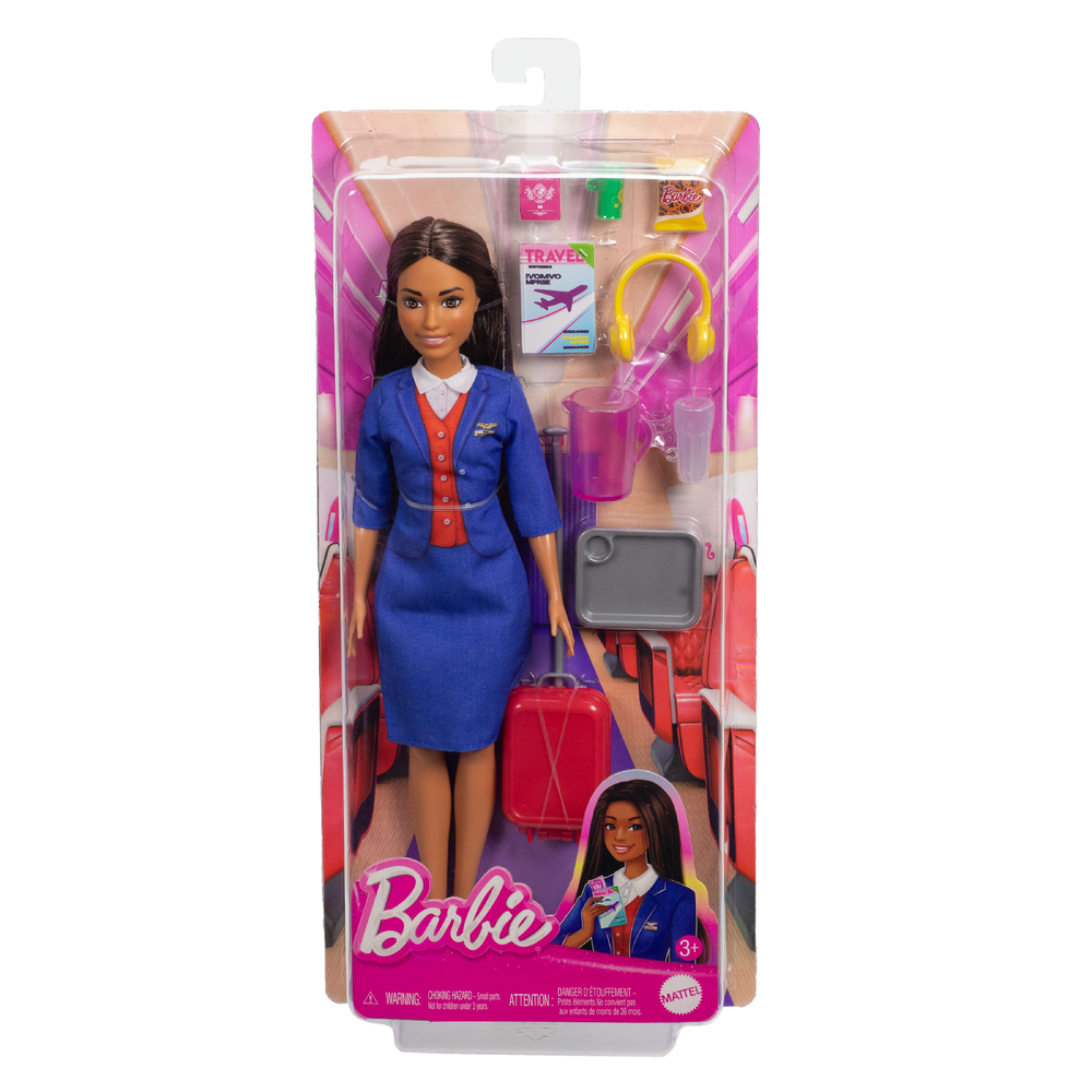 Кукла классическая Barbie Стюардесса HYT60 - фото 1