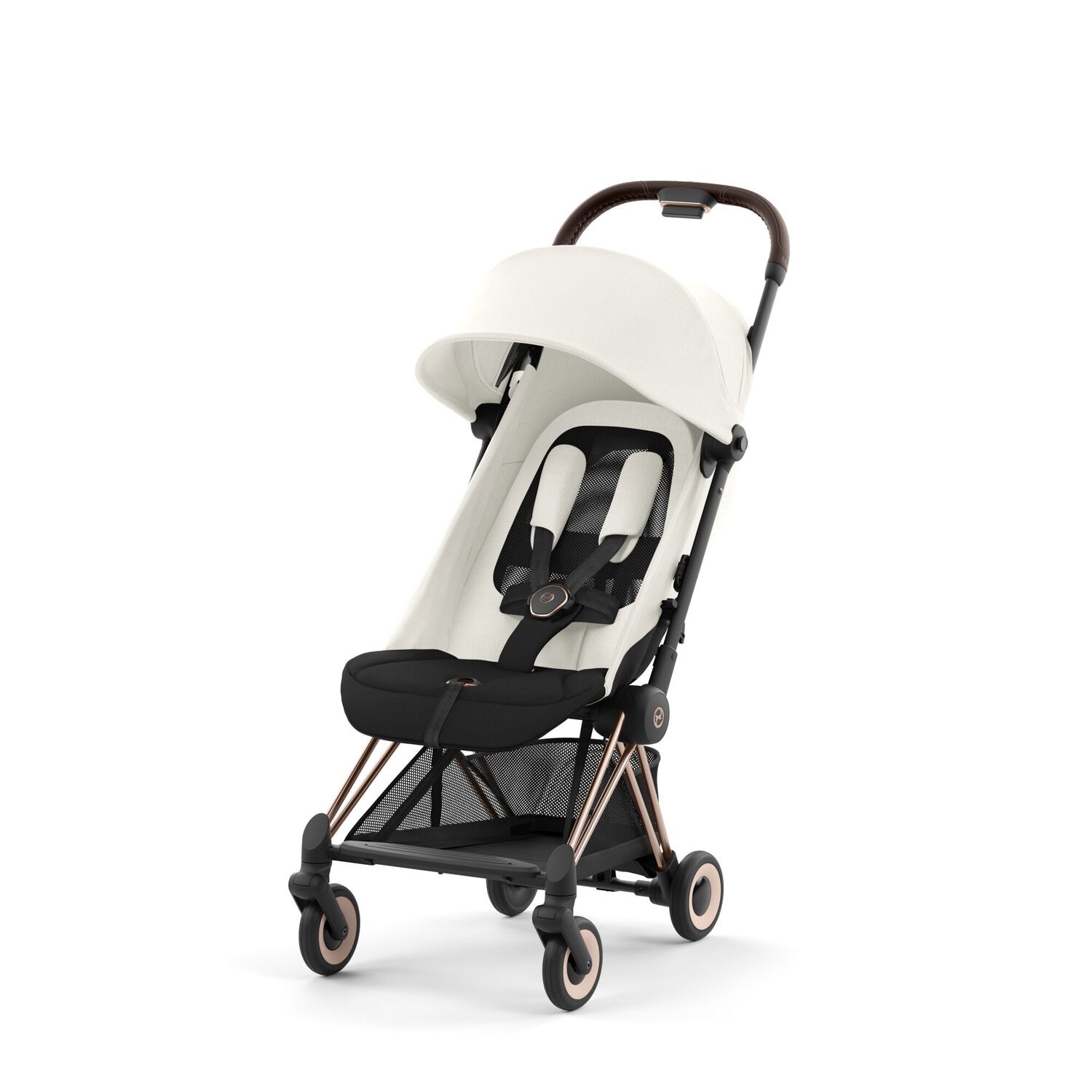 Коляска прогулочная Cybex Coya Rosegold белый - фото 3