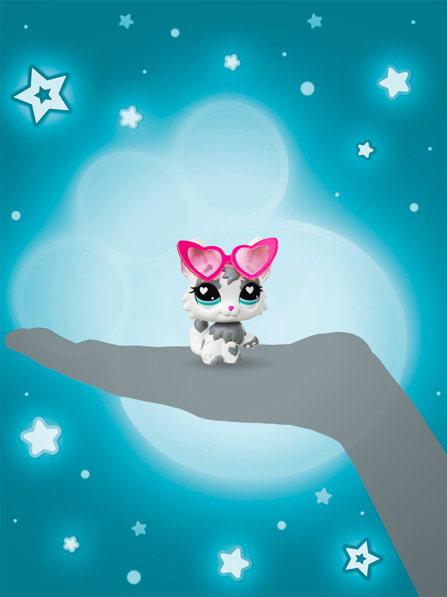 Игровой набор Littlest Pet Shop Серый кот и Рыжий кот - фото 3