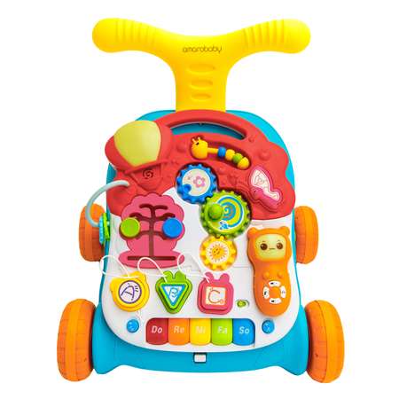 Каталка-ходунки AmaroBaby Study Walker 3в1
