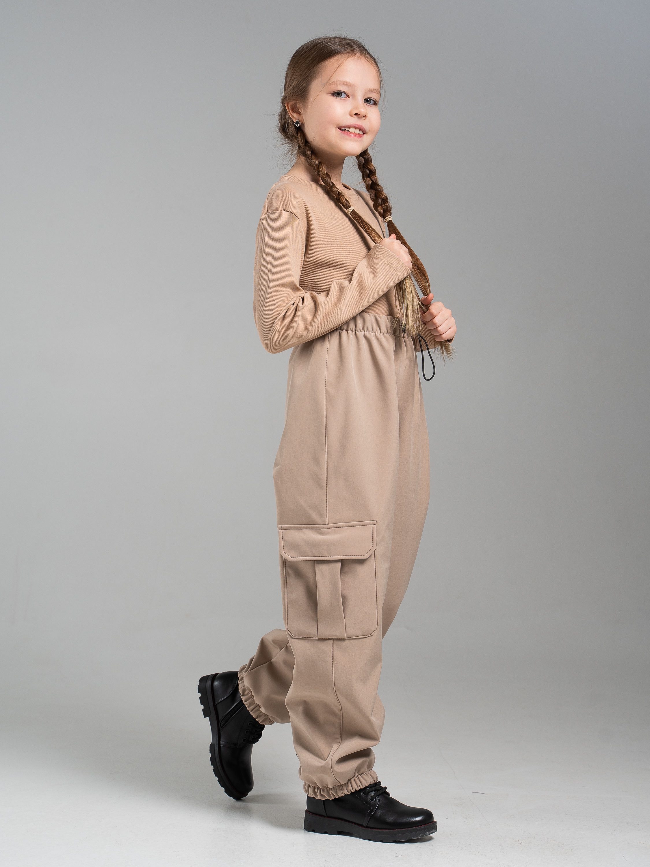 Брюки Nana Perin Kids СофтБр1Латте - фото 2