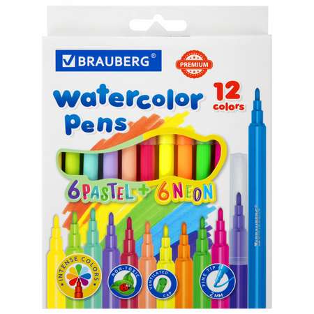 Фломастеры Brauberg 12 цв.