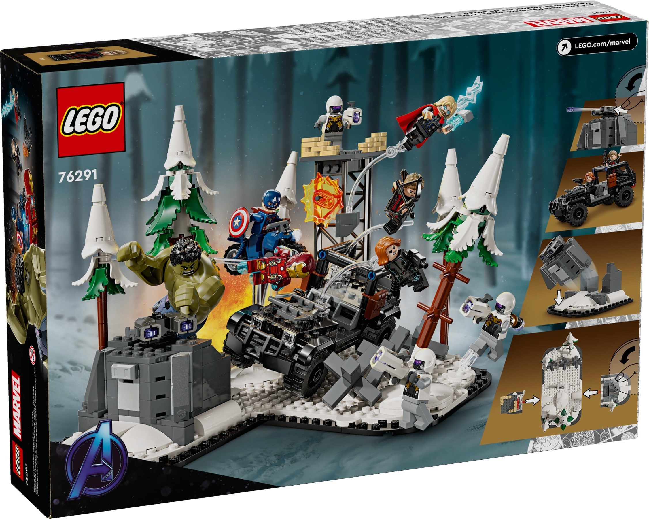 Конструктор LEGO Marvel Super Heroes 76291 613 дет. - фото 2