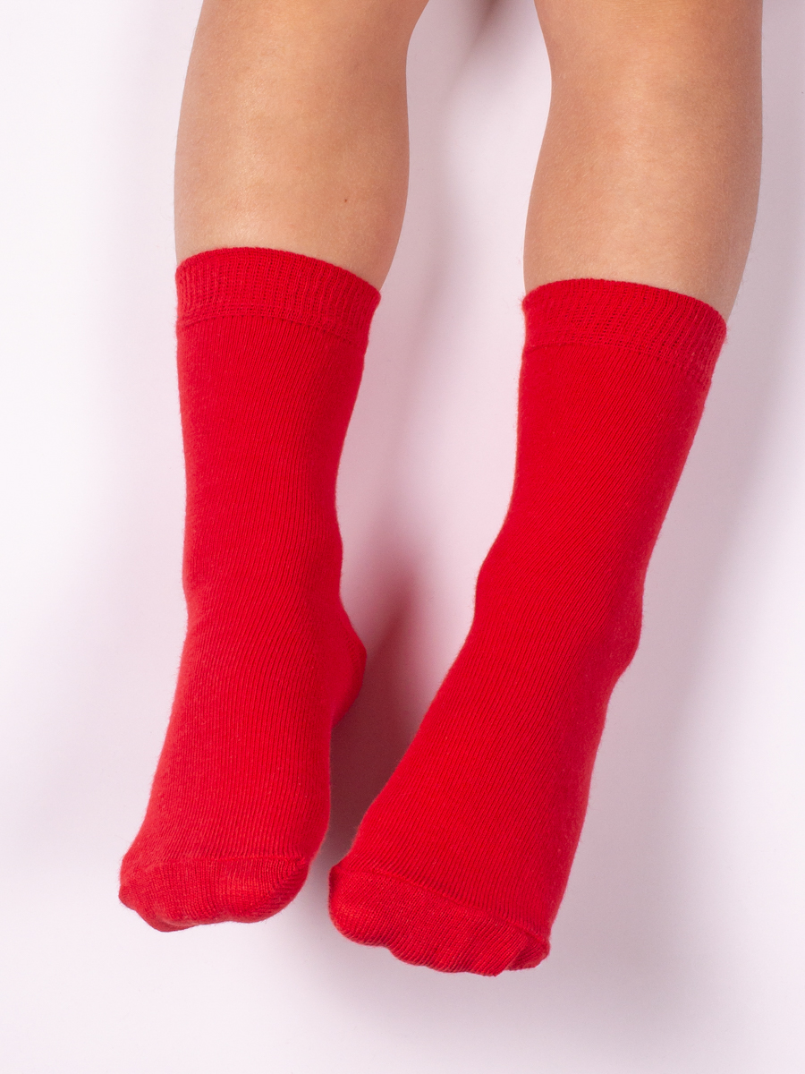 Носки 3 пары Babushka D3красный - фото 2