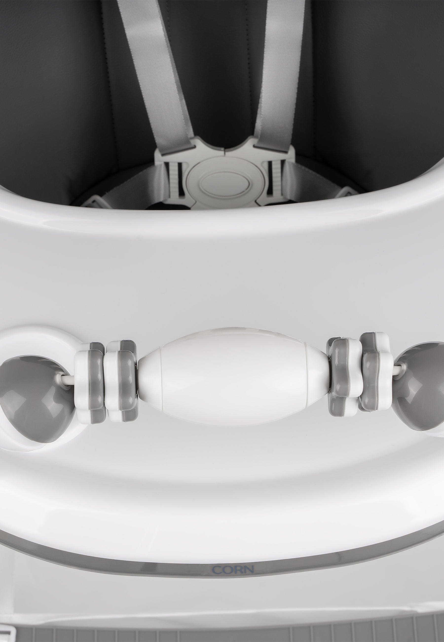 Стульчик для кормления Indigo Corn темно-серый - фото 9