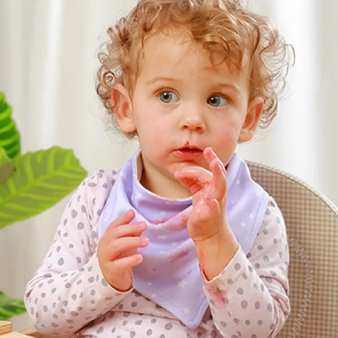 Нагрудник Babyono текстиль 2 шт. в ассортименте - фото 4
