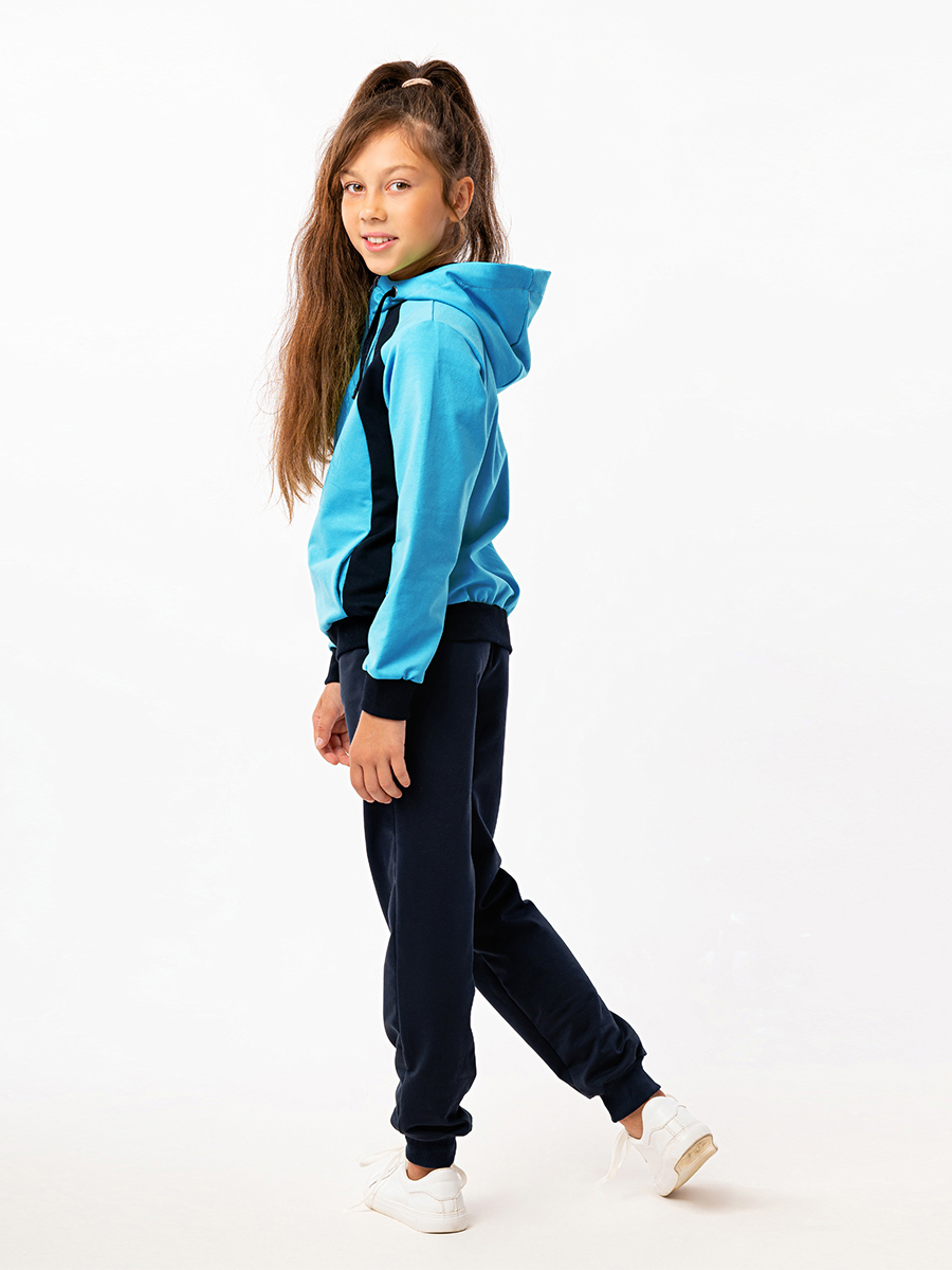 Спортивный костюм RODOS М-258/темно-синий_бирюзовый - фото 5