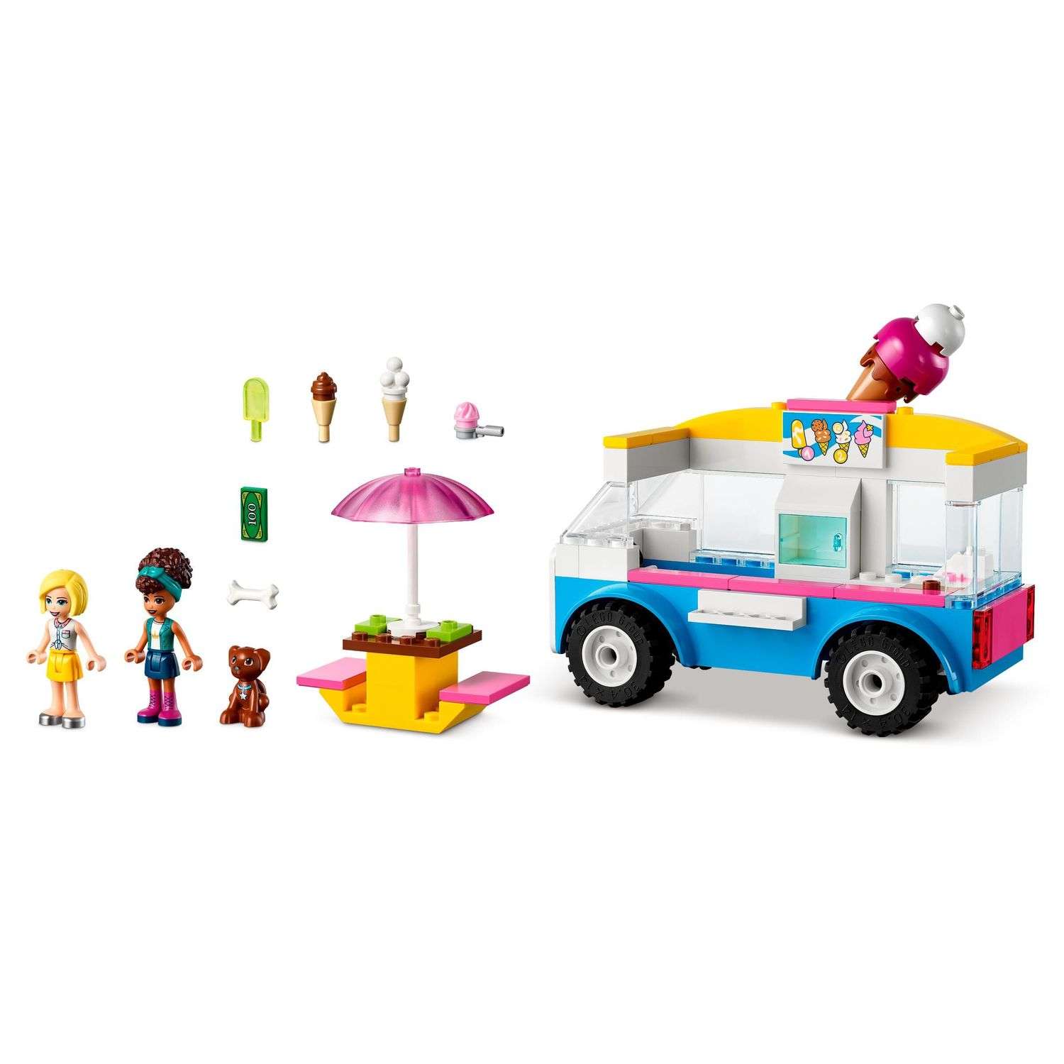 Конструктор LEGO Friends Ice-Cream Truck 84 дет. - фото 3