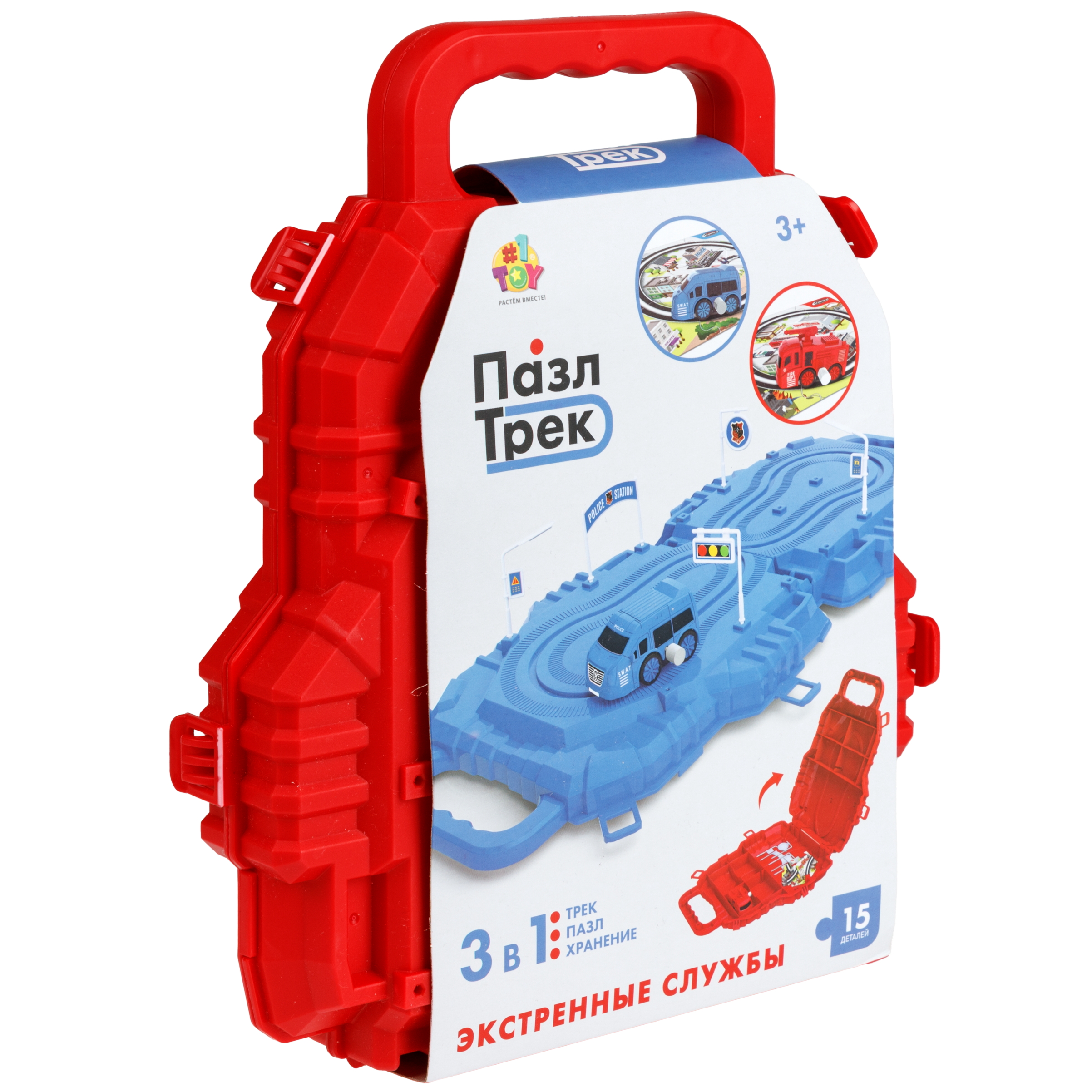 Трек 1TOY Пожарная машина Т26768-2 - фото 13