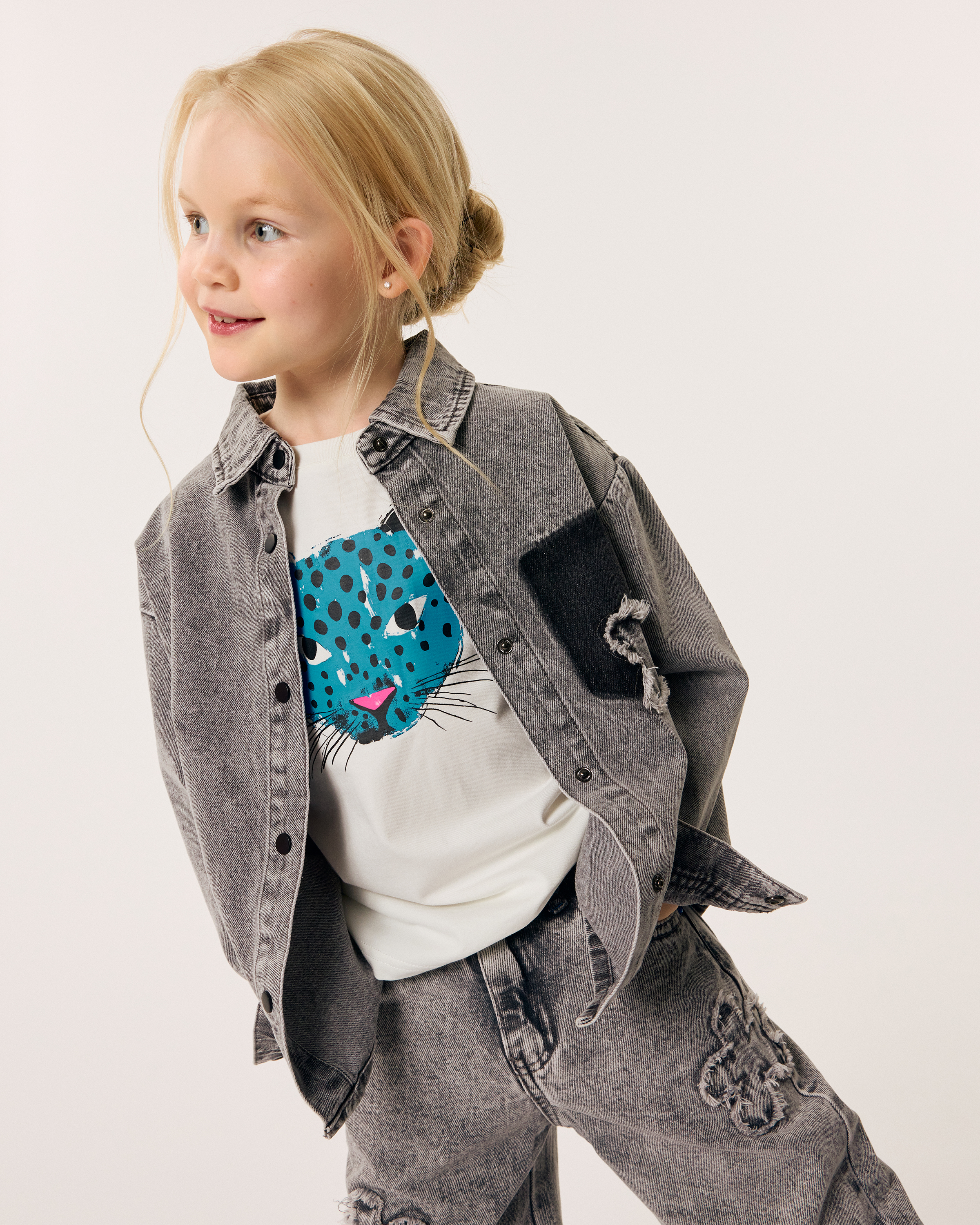 Джинсовая рубашка Futurino Fashion SP26FF-1DJ01kg-DG - фото 1