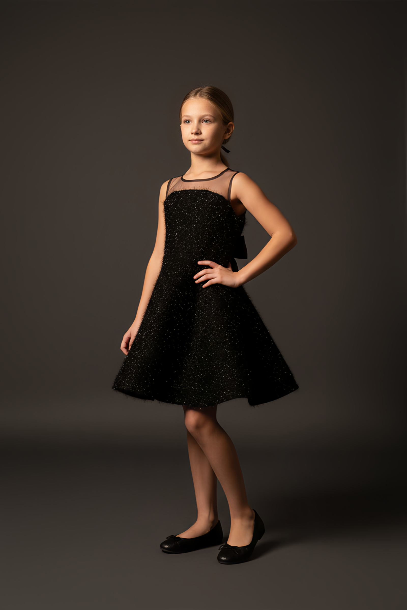 Платье Minilik Платье.Колокольчик.Черное - фото 1