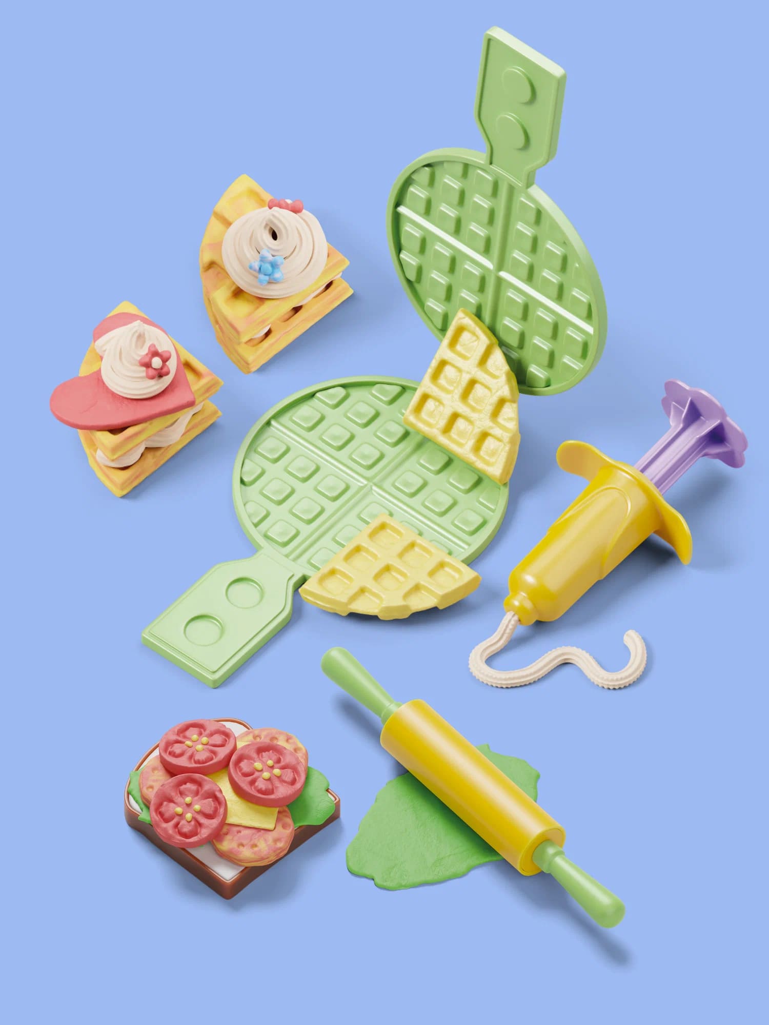 Тесто-пластилин Junion Чудо-Пикничок 5 цв. - фото 9