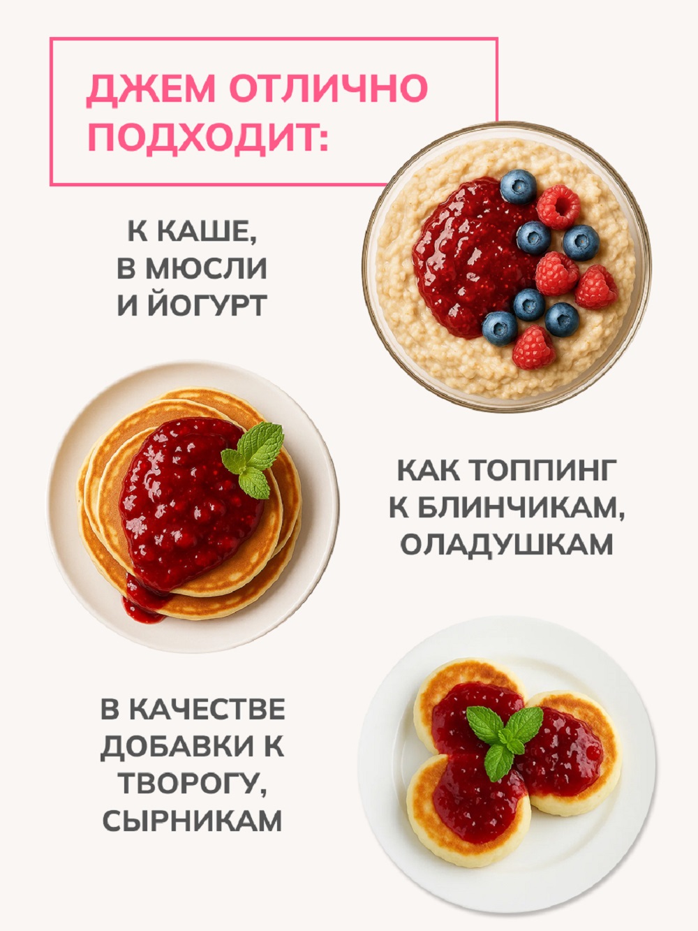 Джем Ноль грамм без сахара низкокалорийный брусника - фото 4