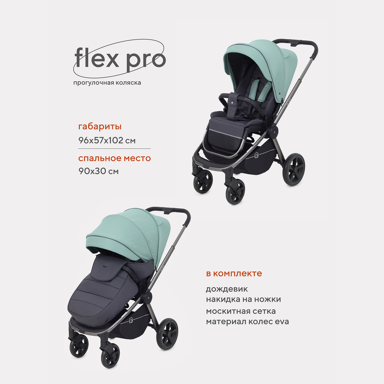 Коляска прогулочная Rant Flex Pro - фото 1