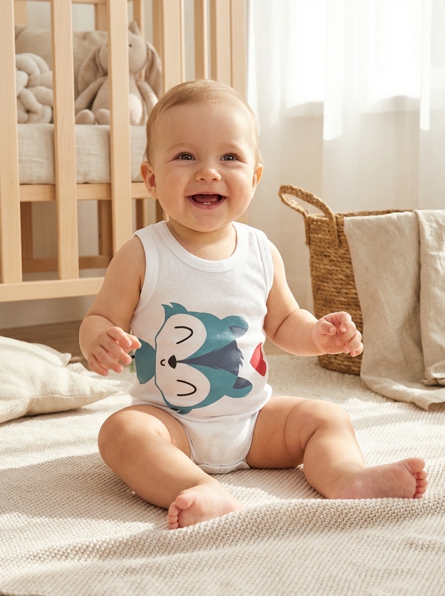 Боди-майка 2 шт КЛЯКСА КомплБод304305БелЕнот - фото 9