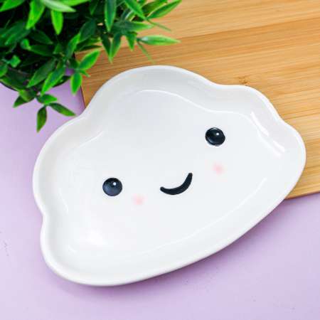 Тарелка керамическая iLikeGift Cloud plate