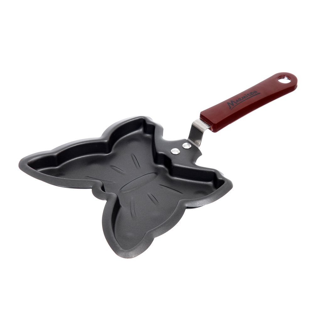 Мини-сковорода Marmiton Бабочка с антипригарным покрытием 14х27 см - фото 3