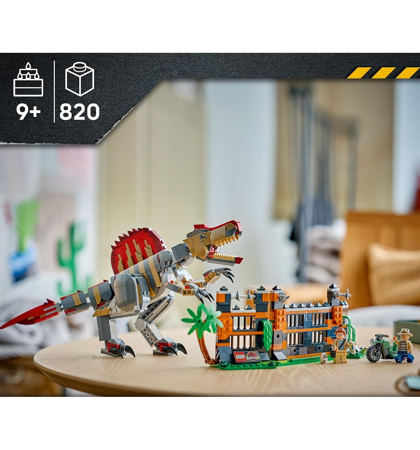 Конструктор LEGO Jurassic World Побег Спинозавра 820 дет. - фото 3