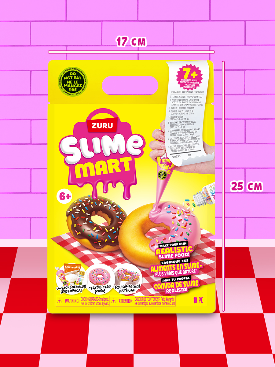 Игрушка-антистресс zuru SLIME MART слайм Пончик - фото 3