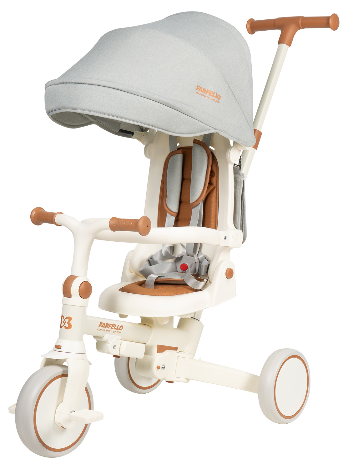 Трехколесный велосипед Farfello 8 дюймов - фото 1