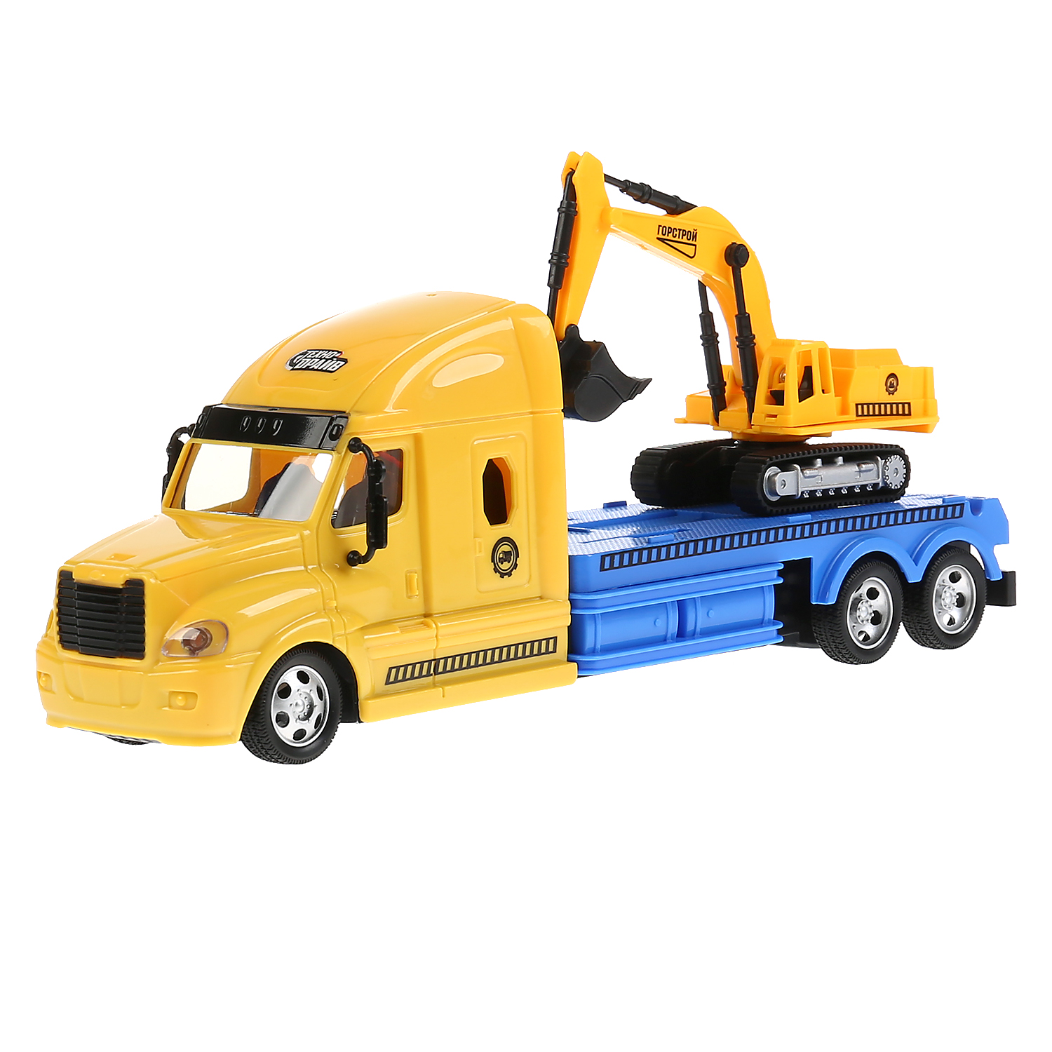 Игровой набор РУ Технодрайв Тягач с экскаватором - фото 4