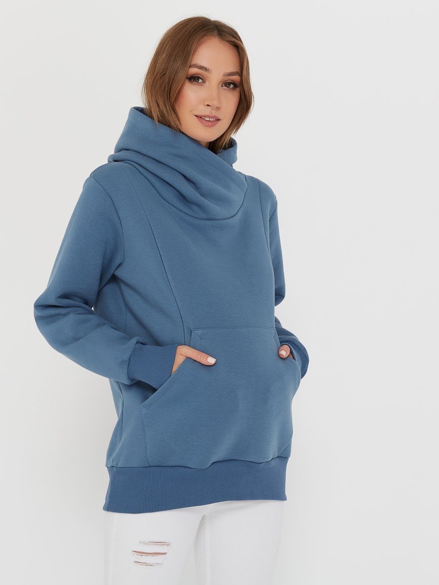 Худи для беременных и кормящих Proud Mom ХОБЛ-0500-индиго - фото 1