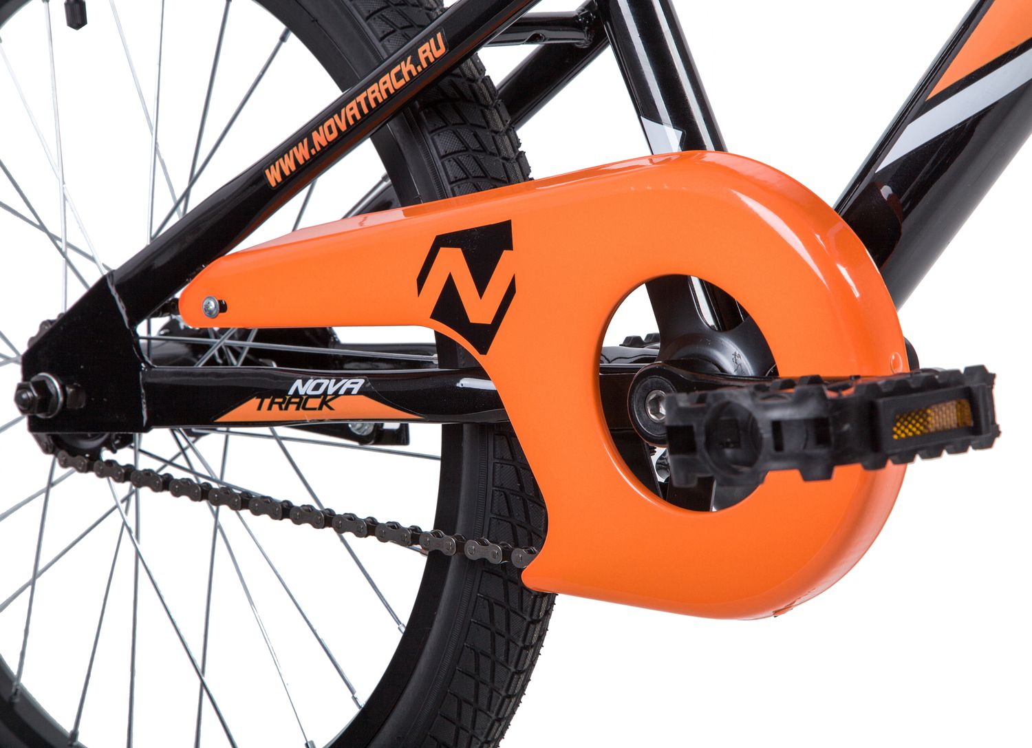 Двухколесный велосипед Novatrack 20 дюймов - фото 4