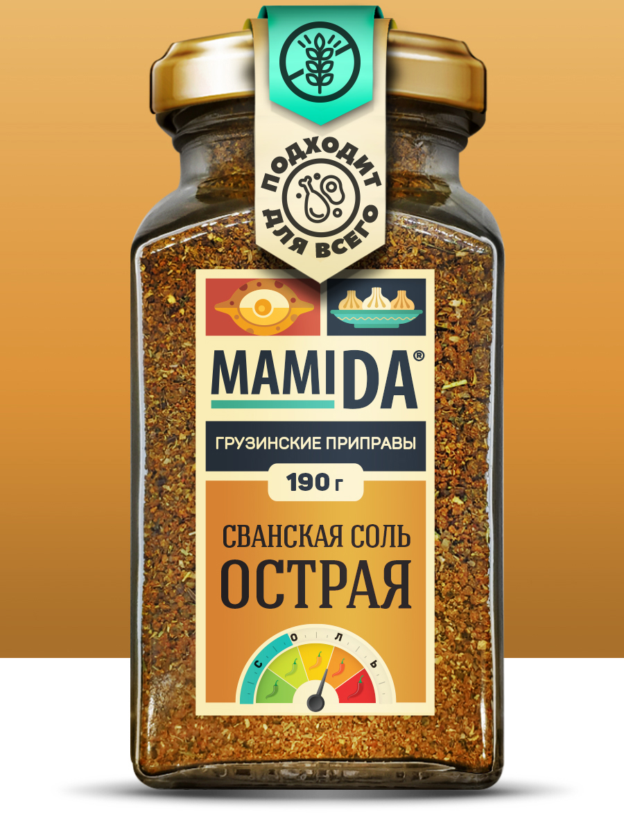 Сванская соль MamiDA острая 190гр - фото 1