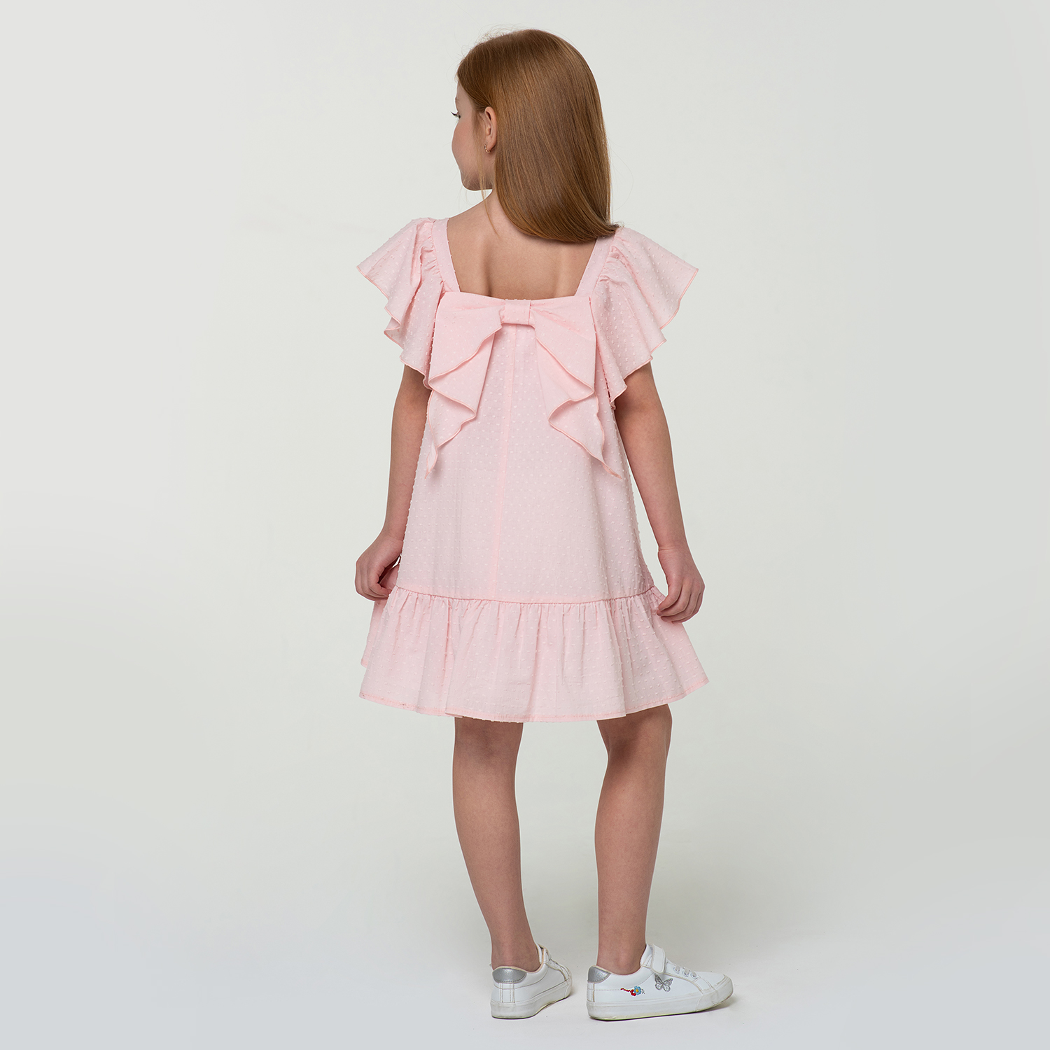 Платье LisaWeta D-064-23 пудра - фото 1