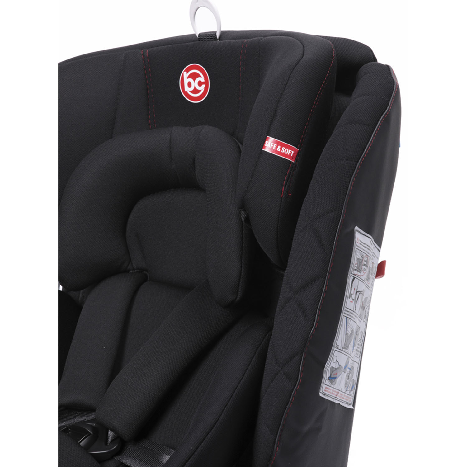 Автокресло BabyCare Shelter Isofix 0+/1/2/3 (0-36 кг) черный - фото 8